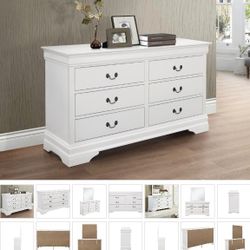 NEW. WHITE DRESSER NEW INN 📦 ☎️1714586,2564