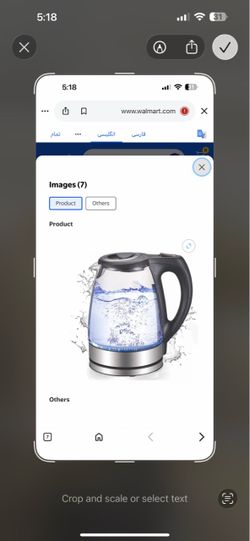 Glass Electric Kettle with LED Light