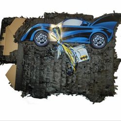 Batman Batmobile Piñata - pull string