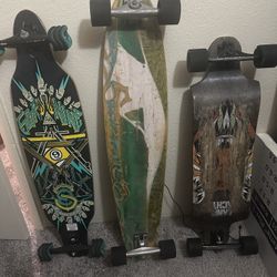 3 Longboards