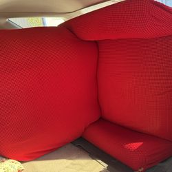 Sofa Red Cover. Electric 
