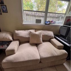 2-Piece Beige couch