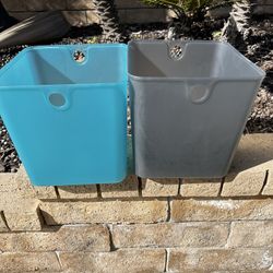 small storage bins (measurements posted in pictures)