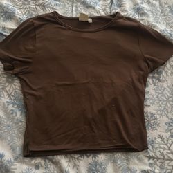 Brown Baby Tee