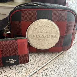 Coach Purse And Matching Wallet