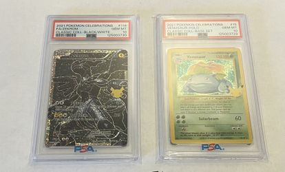 PSA 10 Celebrations Venusaur and Zekrom