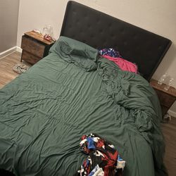 Queen Size Bed Mattress And Frame Included 
