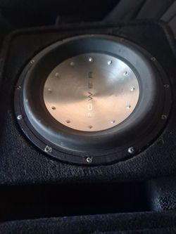 6000 watt amp and 12 " Rockford fosgate sub