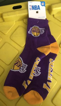 LAKERS official NBA socks