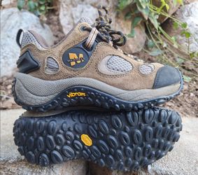 Nice Womens Sz 6 Merrell Chameleon Ventilator Low Kangaroo Brown Hiking Shoes
