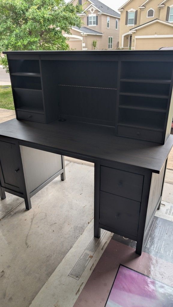 Ikea Hemnes Desk With Hutch And Storage