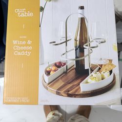 Wine and cheese board