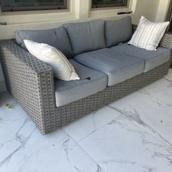 Comfortable patio couch
