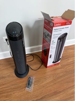 Lasko Digital Ceramic Tower Heater – Full Room – Remote Unopened – Original Box – Like New!