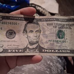 $5 bill