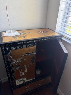 Asian Golden Cabinet 