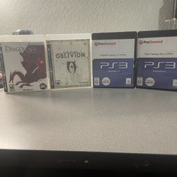 PS3 RPG Bundle (Oblivion + Dragon Age + Final Fantasy XIII-2 + Kingdom Hearts 2.5)