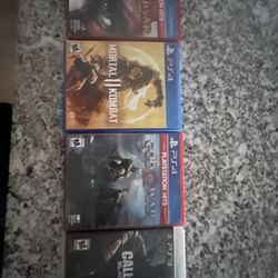 PS4 Games And PS3 Game