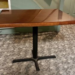 Wood Restaurant table