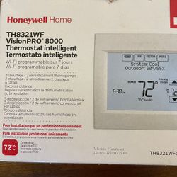 Honeywell Smart Thermostat (unopened Box) visionPRO 8000