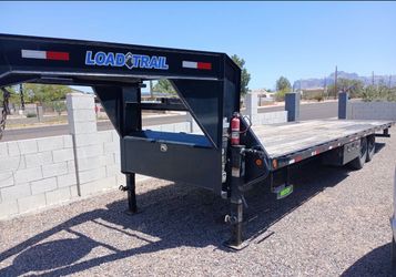 2023 gooseneck tilt trailer 102”x27’