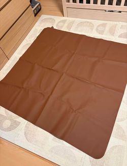Baby splash mat faux leather