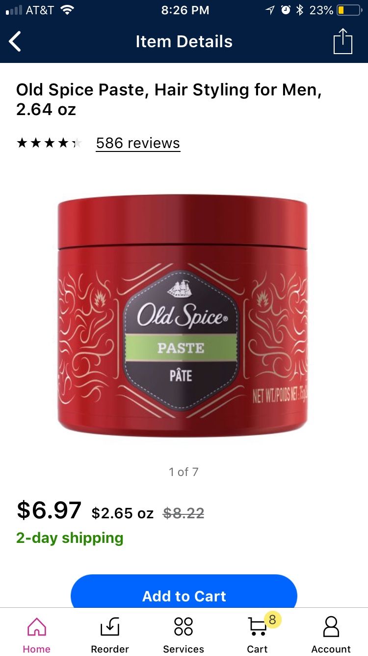 Brand new old spice paste half price