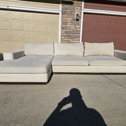 Joybird Holt Cream Sectional Sofa- Free Delivery 