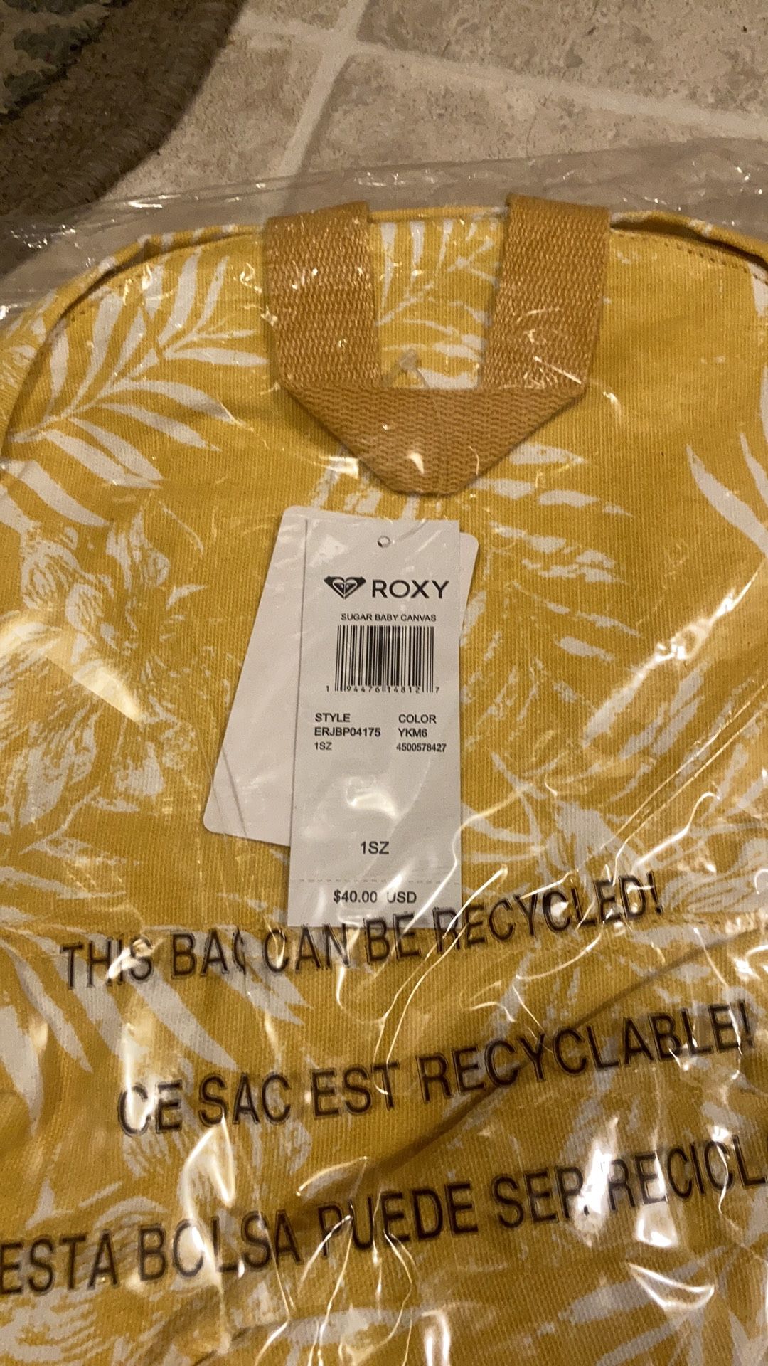 Roxy Sugar Baby Canvas Backpack