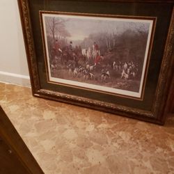 English Fox hunt Print