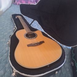 Guitarra Ovation Casi Nueva Con Belis