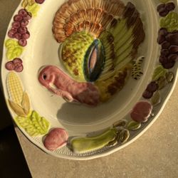 Turkey glass dish