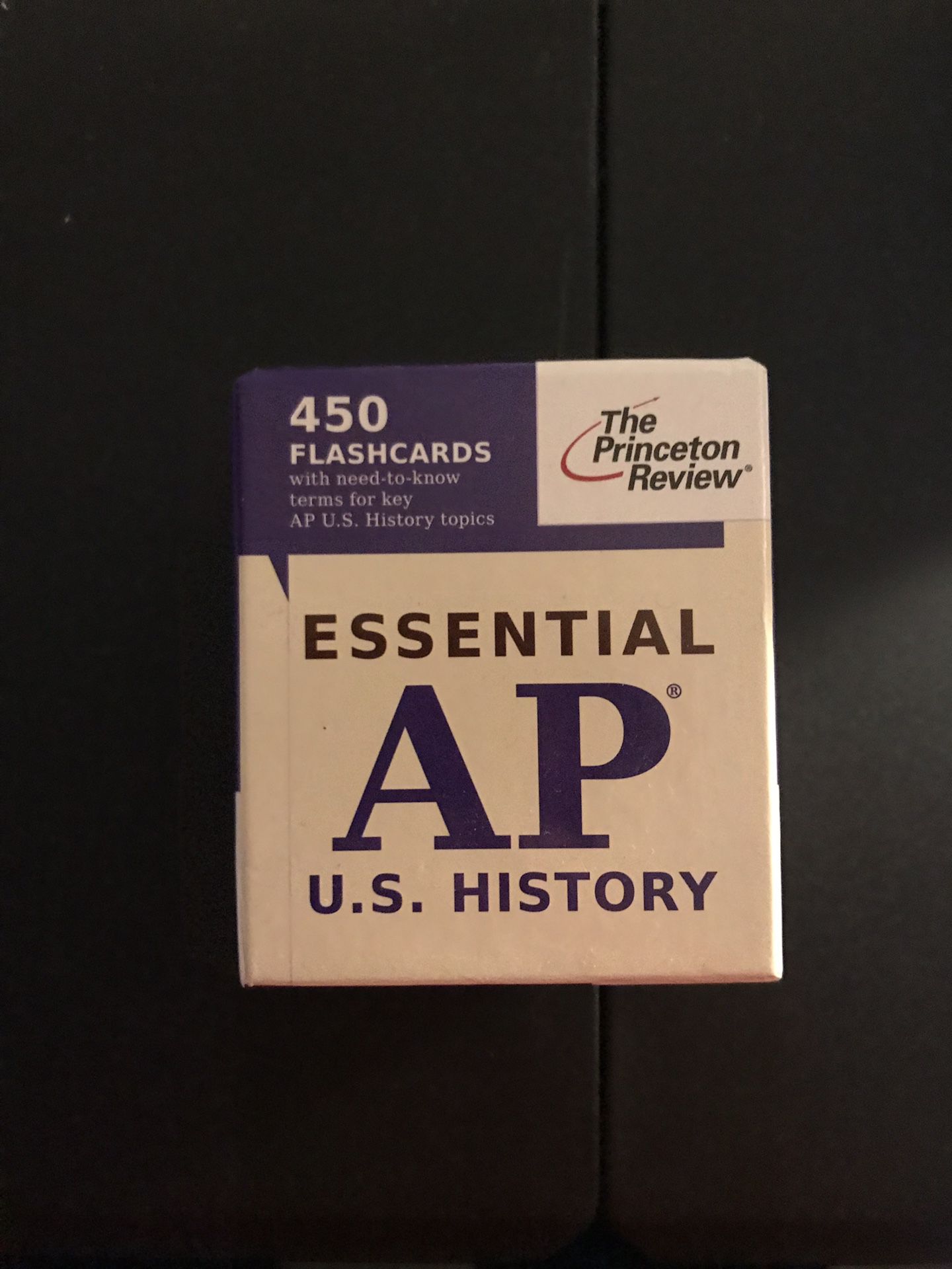 AP US history review flash cards Princeton review