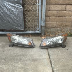2008 Honda Accord Headlights With Bulbs 