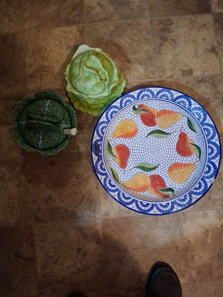 Glass Fruit An Vegetables