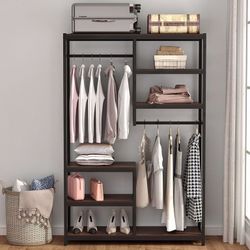 Freestanding Closet Organizer, 47 inches Wide Garment Racks