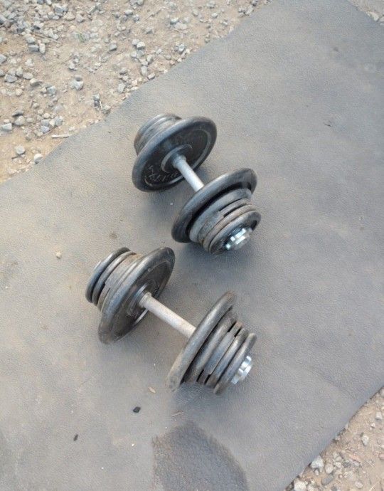 Dumbbells 2x45lbs