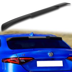 For 2017 - 2023 Alfa Romeo Giulia Unpainted Matt Black Rear Roof Visor Spoiler -(2-RSP-9317-BK