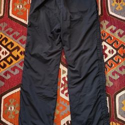 Used Obermeyer Zip It Men’s Gore-Tex Side Zippers Black Snow Ski Pants Size Large