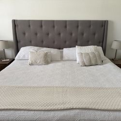 King Bedhead board with king boxspring