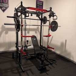 Flash F10 Smith Machine Combo New In The Box - Weights Bench And Barbell Included ✅📦