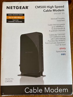 NETGEAR CM500 High Speed Cable Modem