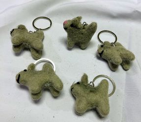 Handmade felt key Ring $9.99 per pcs