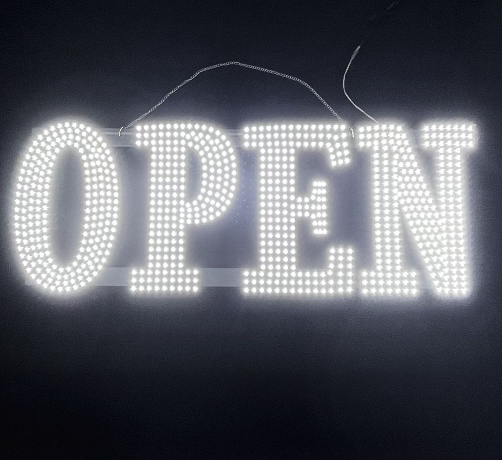 LED Open Sign Bright White