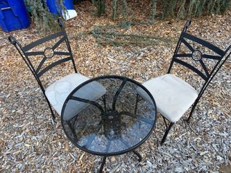 Iron table set