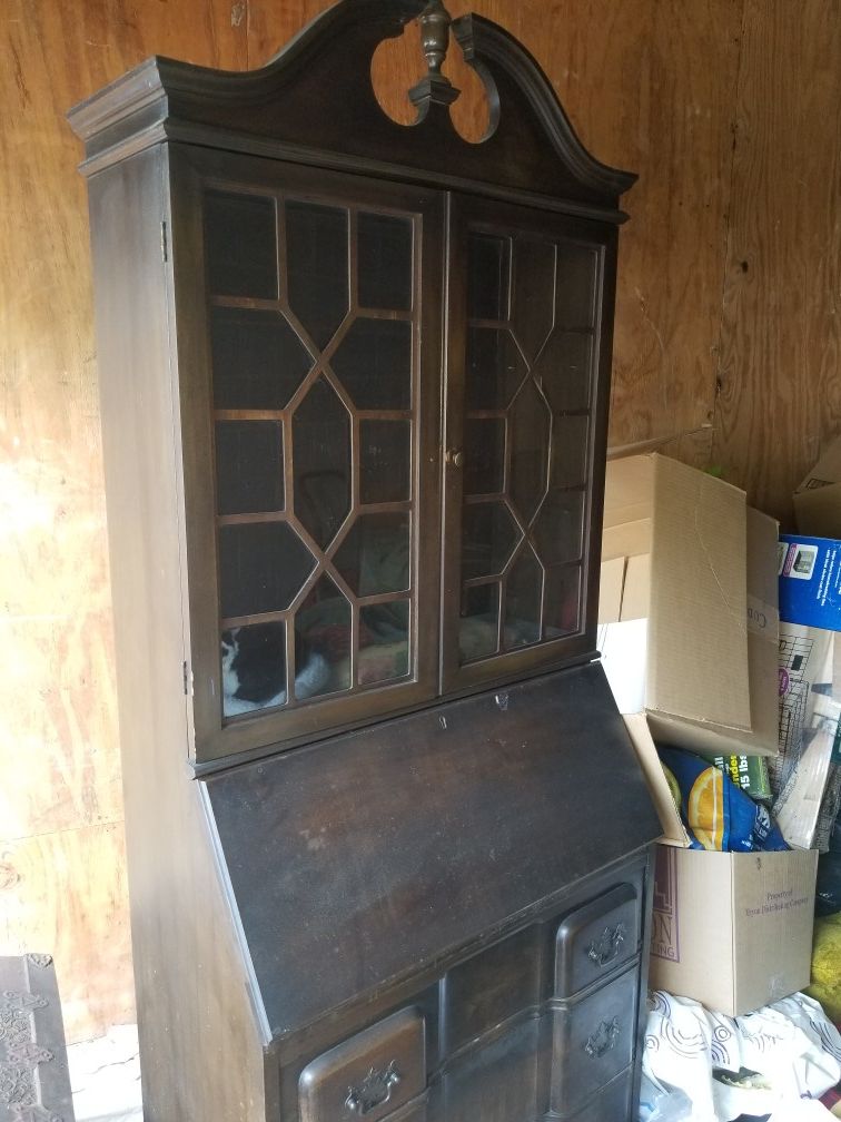 Antique Secretary from Harper Furniture Company from Lenoir North Carolina