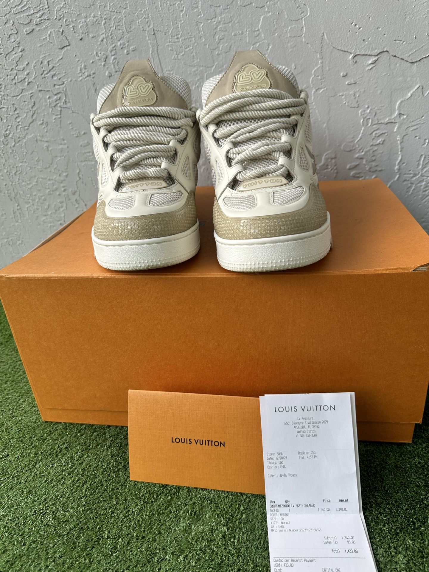Louis Vuitton Skater Shoes Very Clean W/receipt