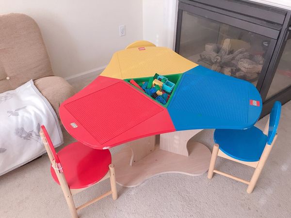Lego Table With Chairs And Lego Trays For Sale In Dublin Ca Offerup