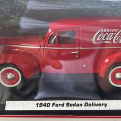 Coca-Cola truck 1940 Ford Dan delivery original box