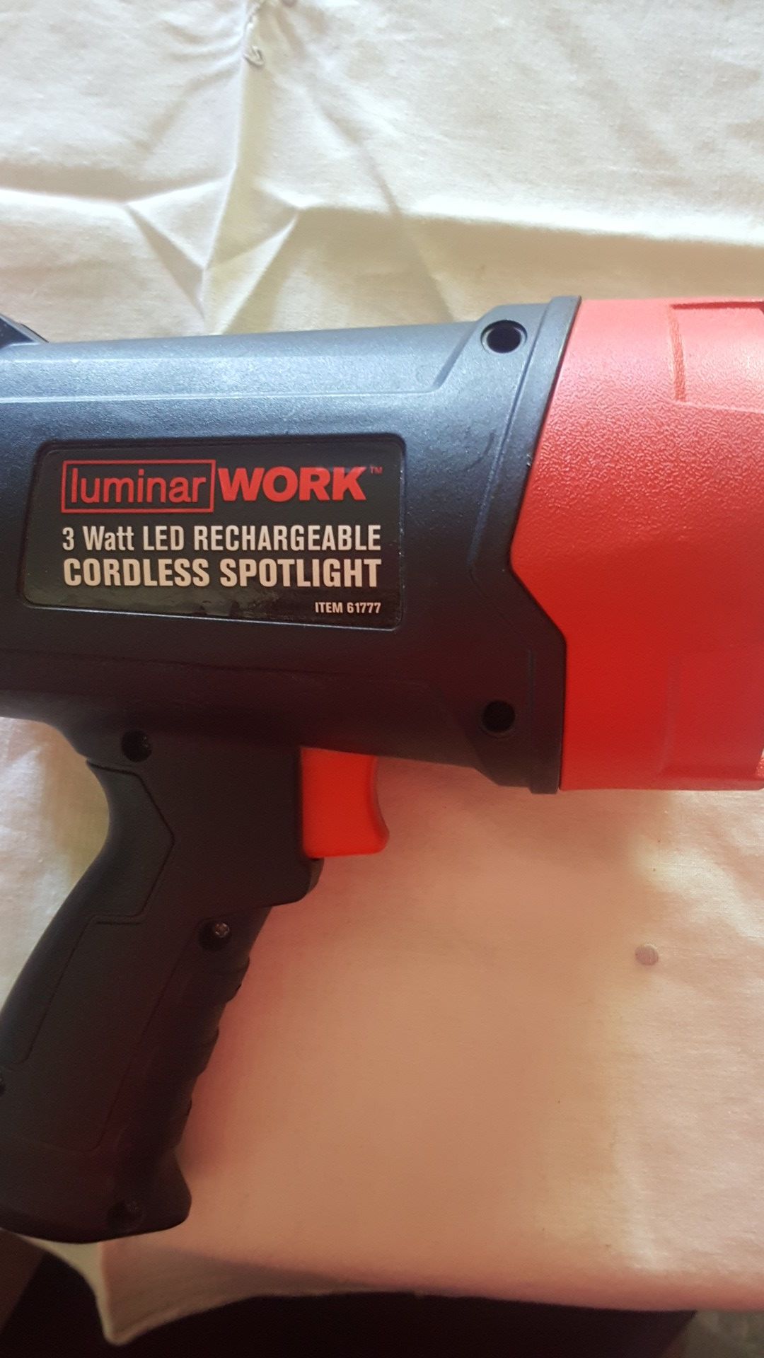 Luminar WORK 3 watt LED rechargeable cordless spotlight
